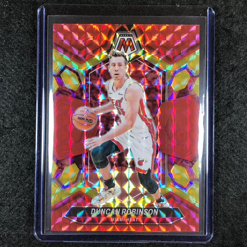 2023-24 Mosaic DUNCAN ROBINSON Base Red Yellow Fusion Choice 58/75 #55