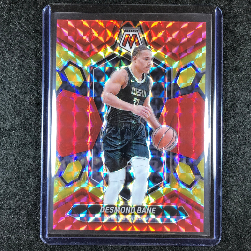 2023-24 Mosaic DESMOND BANE Base Red Yellow Fusion Choice 33/75 #57