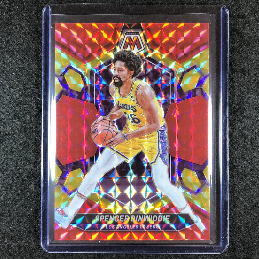 2023-24 Mosaic SPENCER DINWIDDIE Base Red Yellow Fusion Choice 31/75 #96