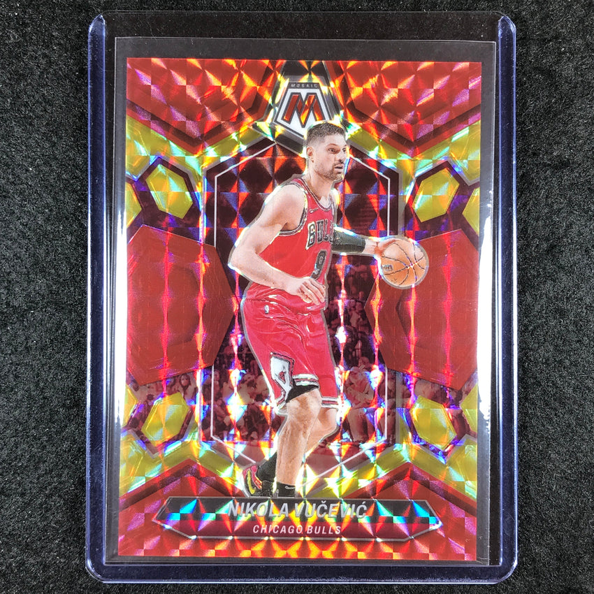 2023-24 Mosaic NIKOLA VUCEVIC Base Red Yellow Fusion Choice 68/75 #123