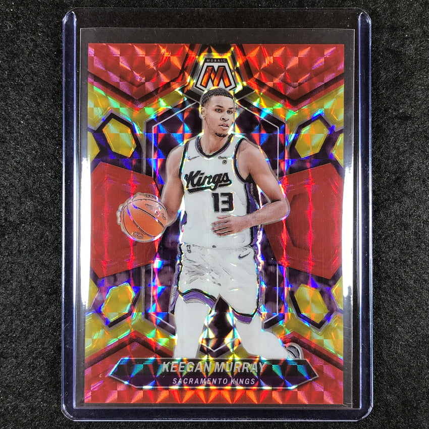 2023-24 Mosaic KEEGAN MURRAY Base Red Yellow Fusion Choice 27/75 #126