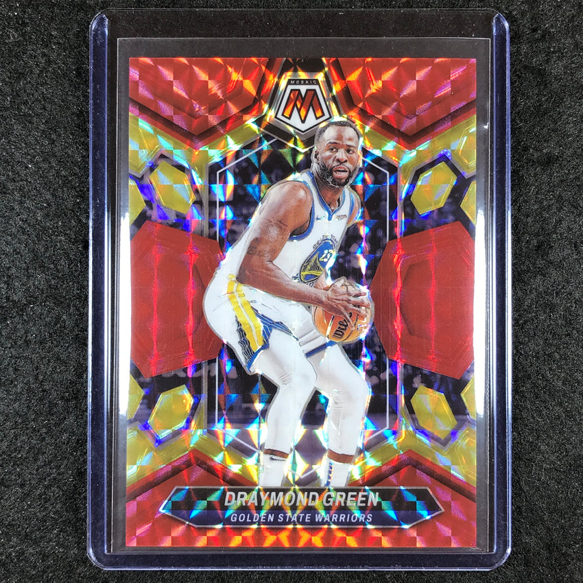 2023-24 Mosaic DRAYMOND GREEN Base Red Yellow Fusion Choice 12/75 #130