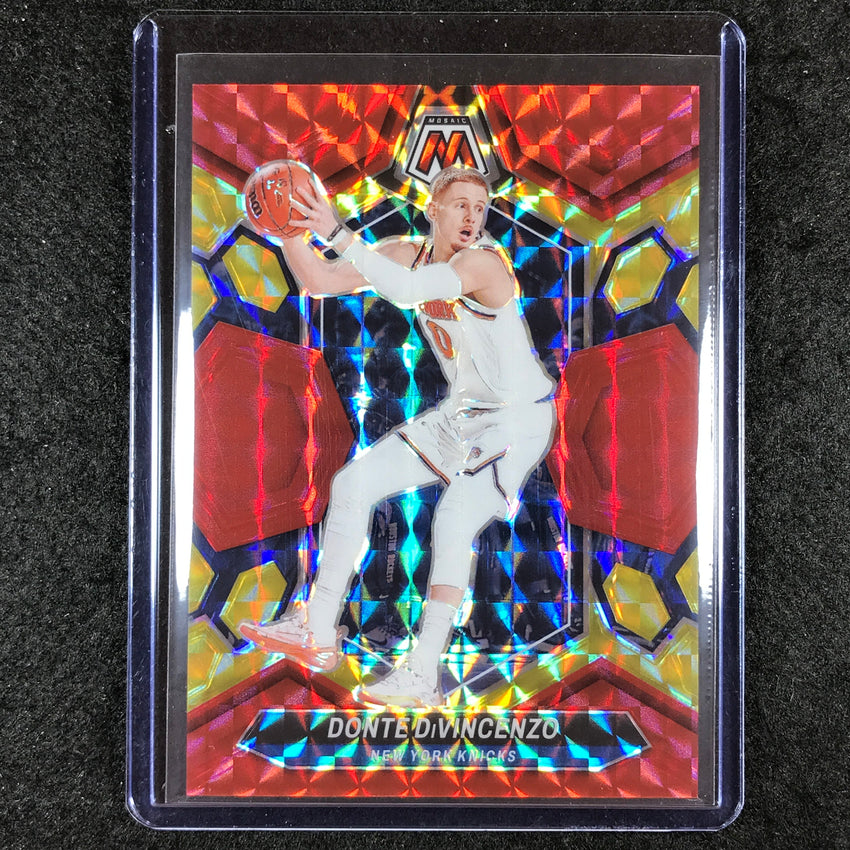2023-24 Mosaic DONTE DIVINCENZO Base Red Yellow Fusion Choice 14/75 #151