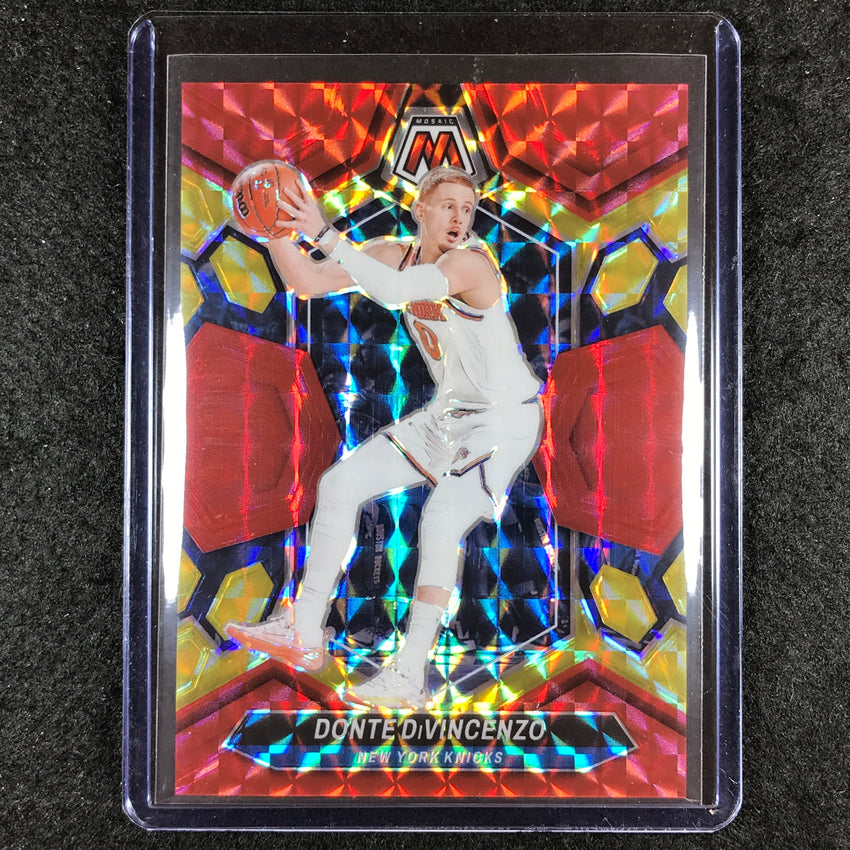 2023-24 Mosaic DONTE DIVINCENZO Base Red Yellow Fusion Choice 57/75 #151