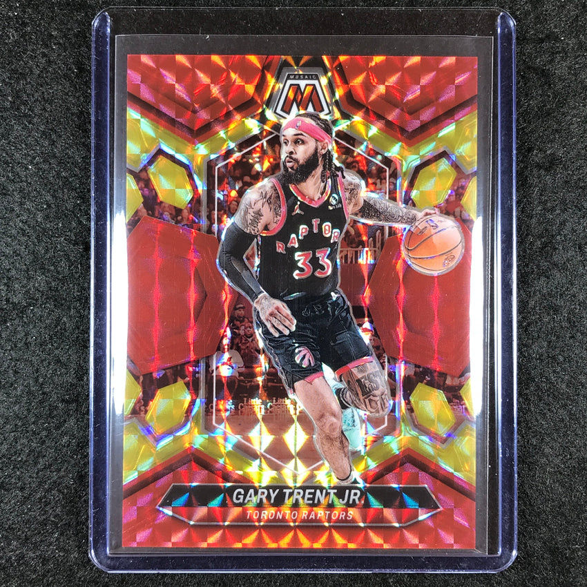 2023-24 Mosaic GARY TRENT JR. Base Red Yellow Fusion Choice 49/75 #158