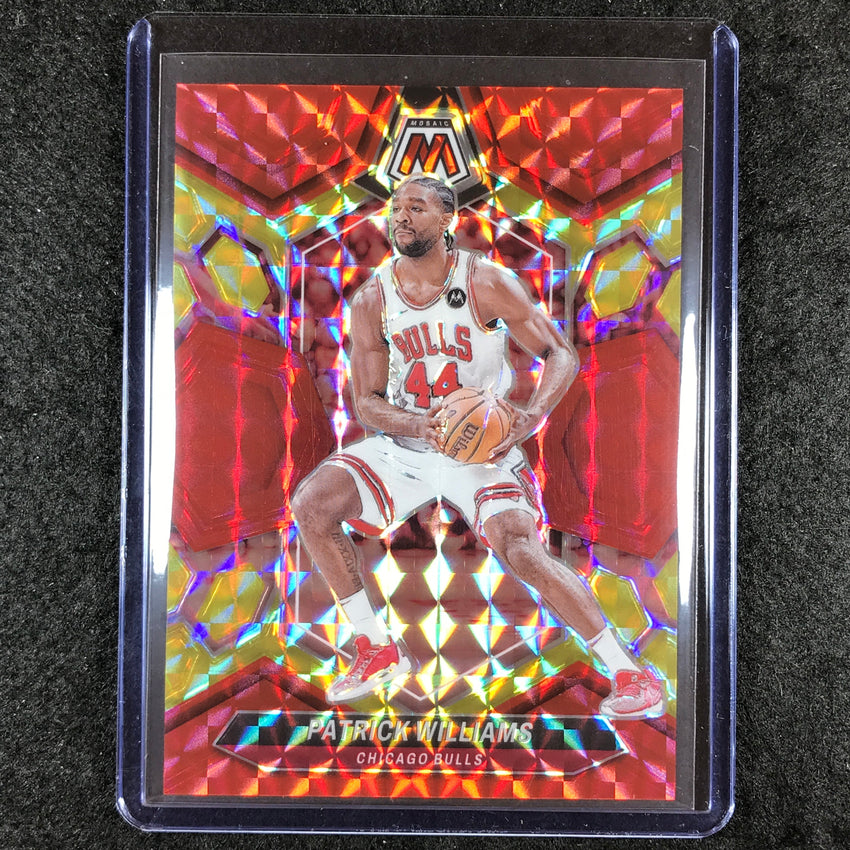 2023-24 Mosaic PATRICK WILLIAMS Base Red Yellow Fusion Choice 49/75 #183