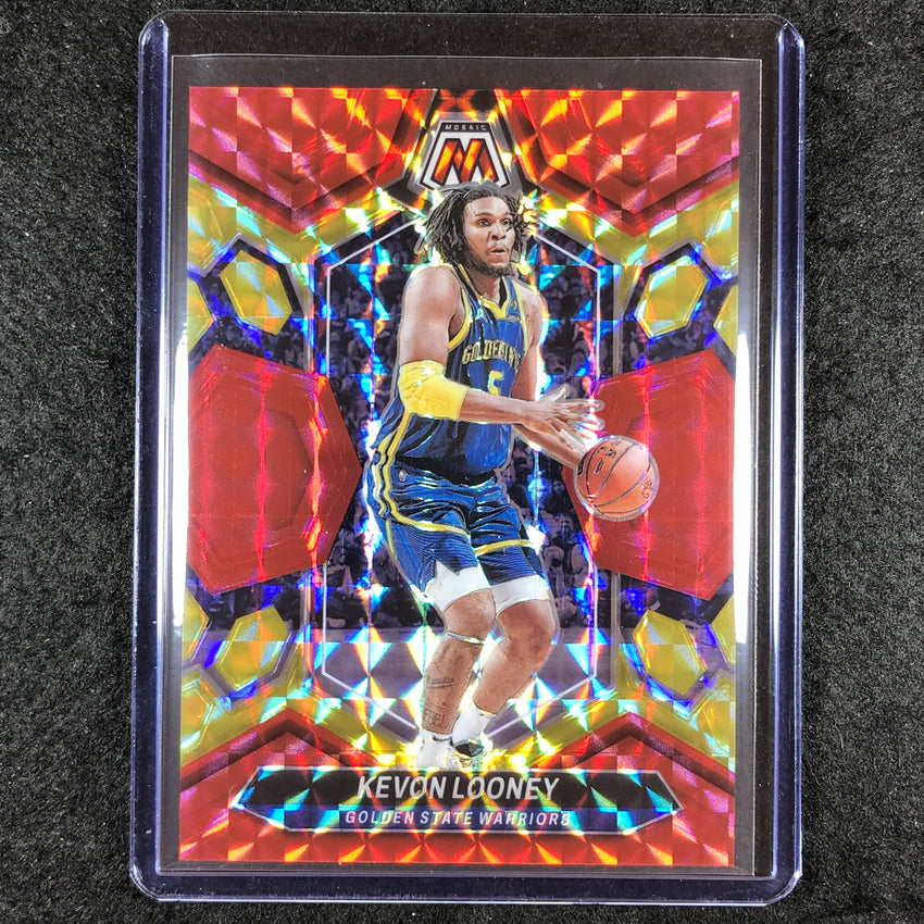 2023-24 Mosaic KEVON LOONEY Base Red Yellow Fusion Choice 63/75 #195