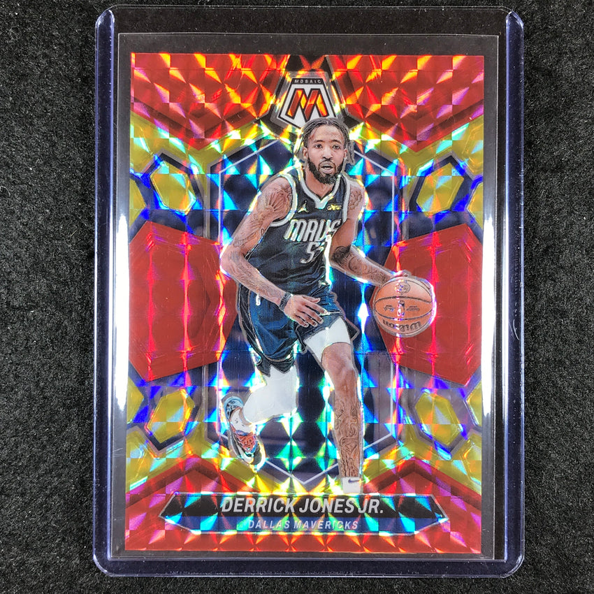 2023-24 Mosaic DERRICK JONES JR. Base Red Yellow Fusion Choice 6/75 #4