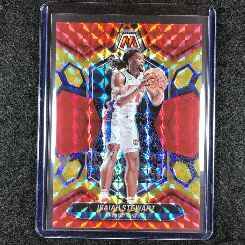 2023-24 Mosaic ISAIAH STEWART Base Red Yellow Fusion Choice 59/75 #199