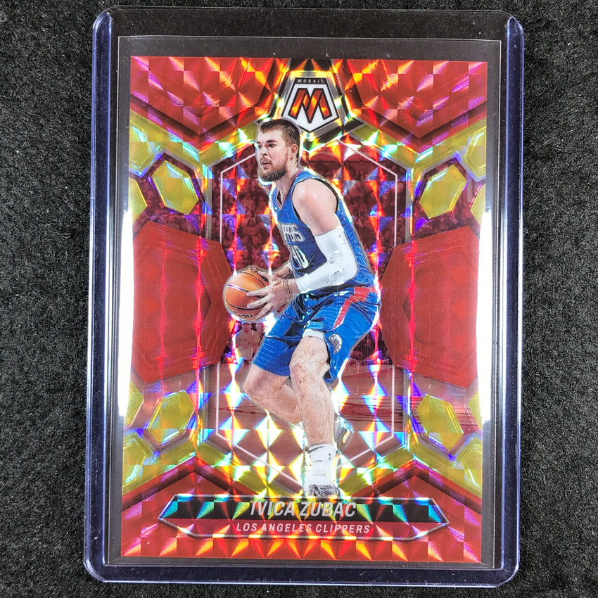 2023-24 Mosaic IVICA ZUBAC Base Red Yellow Fusion Choice 7/75 #200