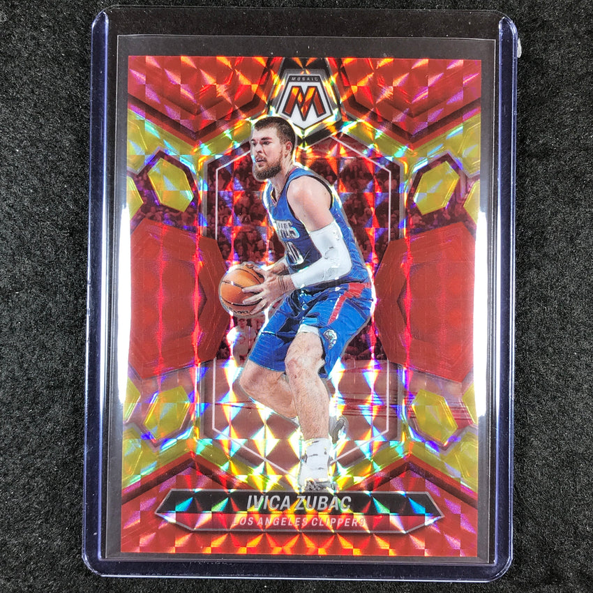 2023-24 Mosaic IVICA ZUBAC Base Red Yellow Fusion Choice 55/75 #200