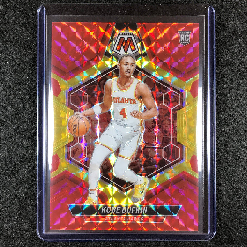 2023-24 Mosaic KOBE BUFKIN Rookie Red Yellow Fusion Choice 5/75 #201