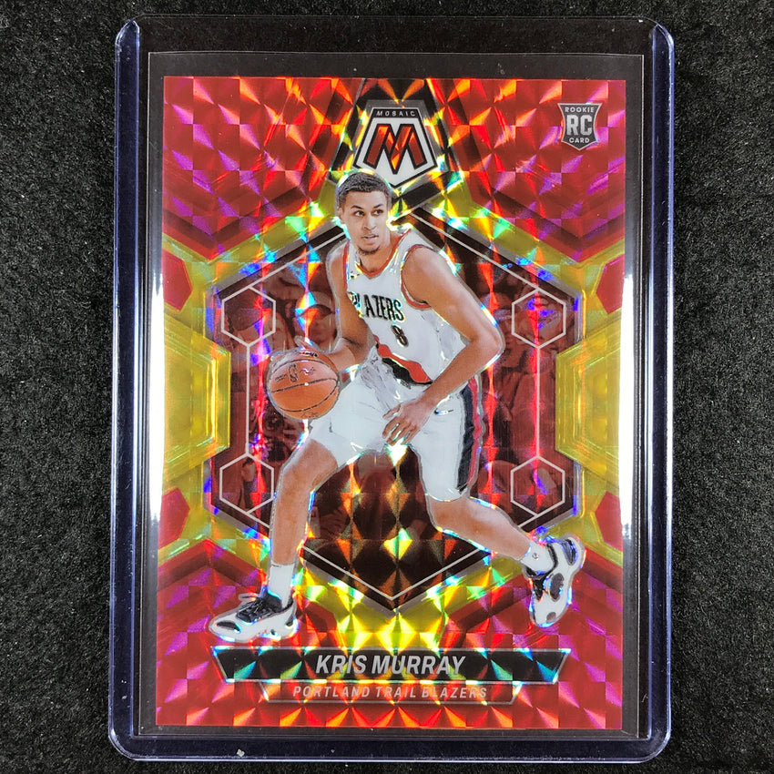 2023-24 Mosaic KRIS MURRAY Rookie Red Yellow Fusion Choice 36/75 #207