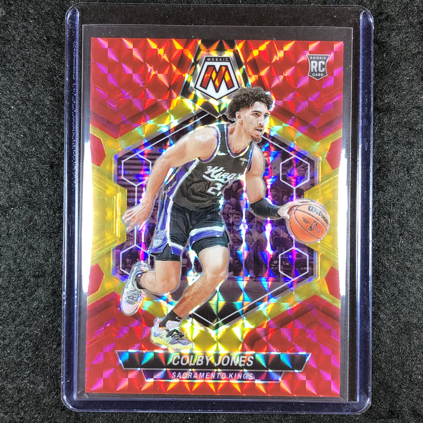 2023-24 Mosaic COLBY JONES Rookie Red Yellow Fusion Choice 60/75 #211