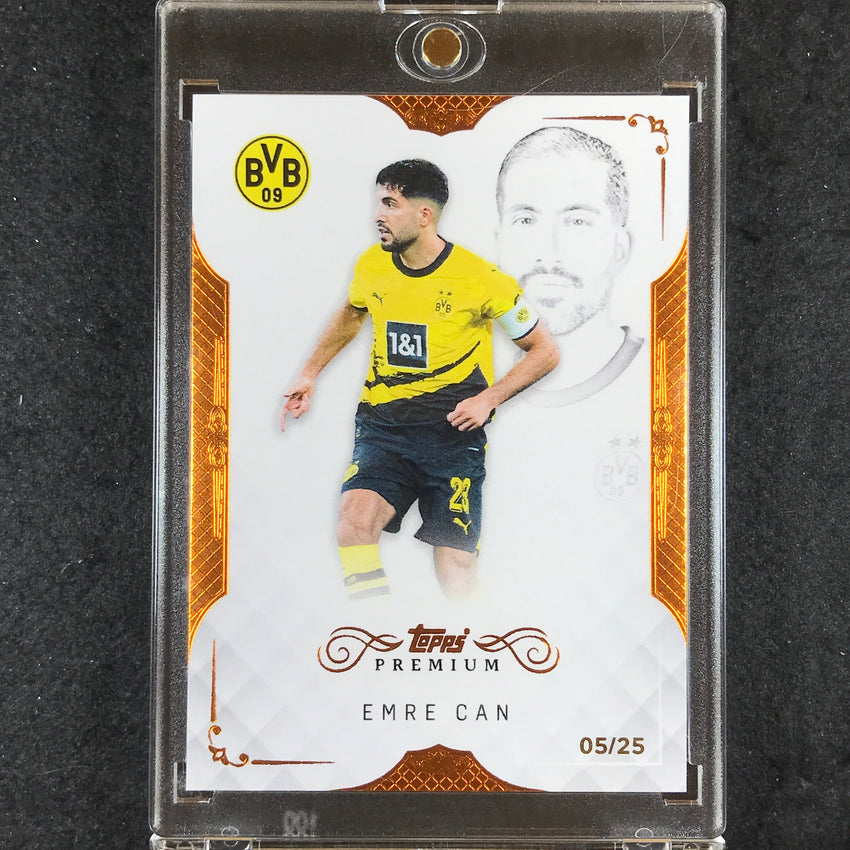 2023-24 Topps Premium Borussia Dortmund EMRE CAN Base Bronze 5/25