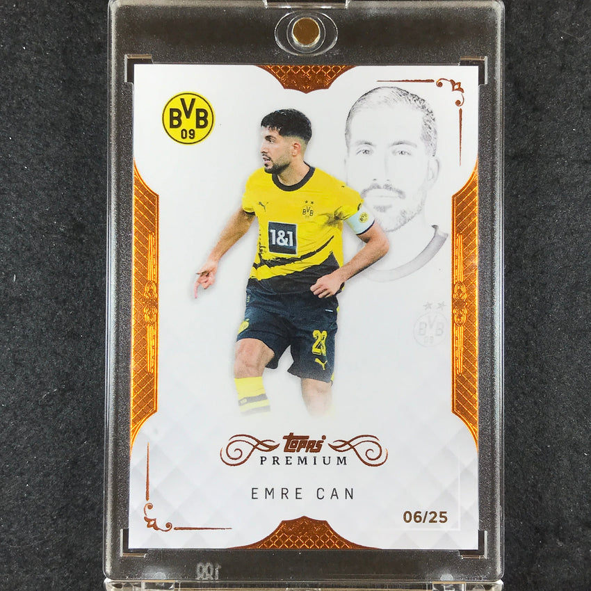 2023-24 Topps Premium Borussia Dortmund EMRE CAN Base Bronze 6/25