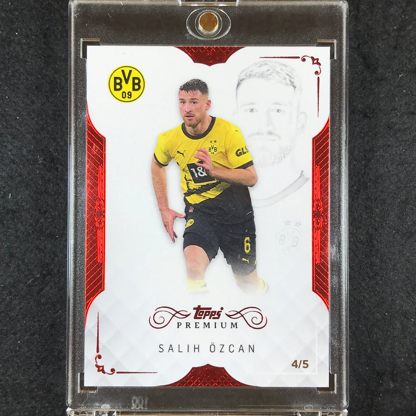 2023-24 Topps Premium Borussia Dortmund SALIH OZCAN Base Red 4/5