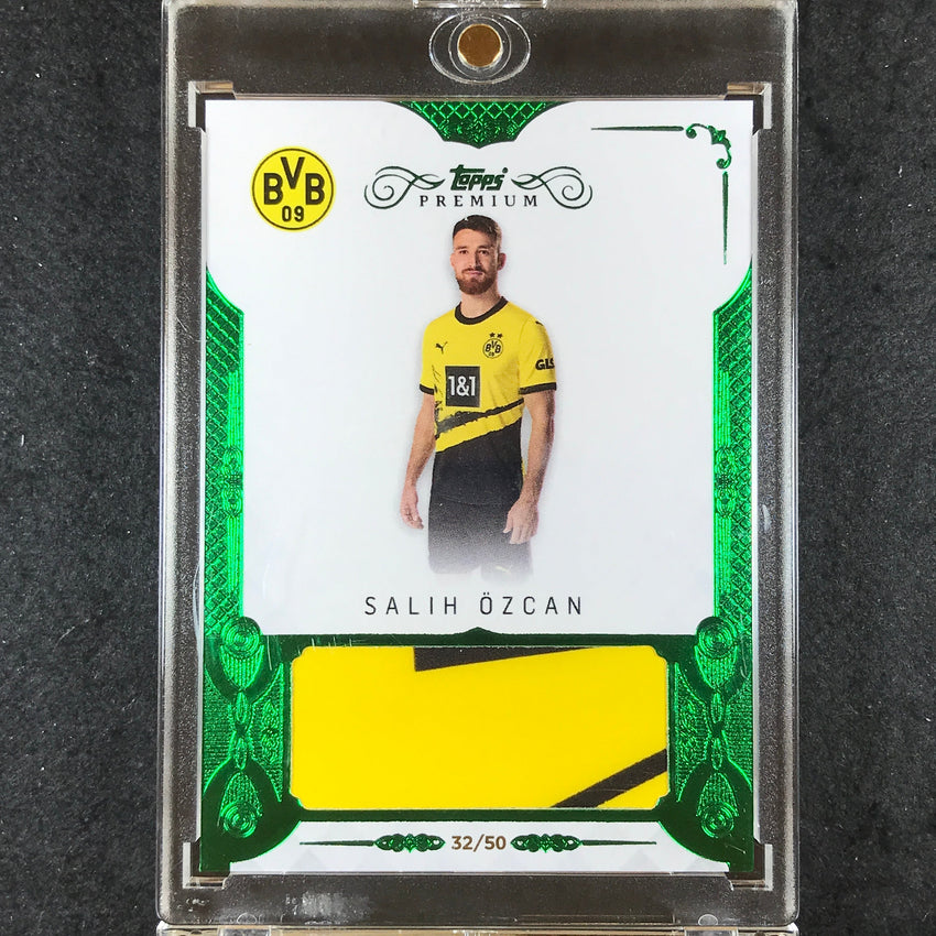2023-24 Topps Premium Borussia Dortmund SALIH OZCAN Jersey Relic Green 32/50