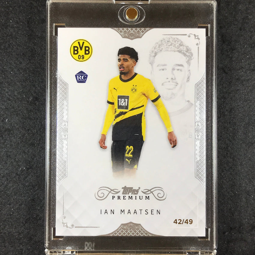 2023-24 Topps Premium Borussia Dortmund IAN MAATSEN Rookie Base 42/49