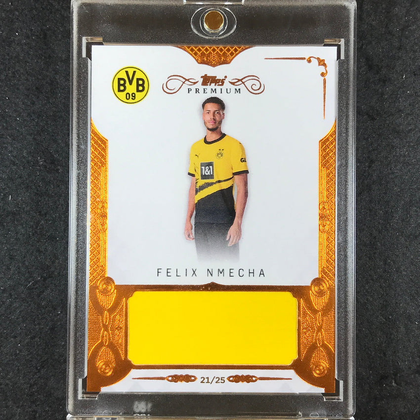 2023-24 Topps Premium Borussia Dortmund FELIX NMECHA Jersey Relic Bronze 21/25