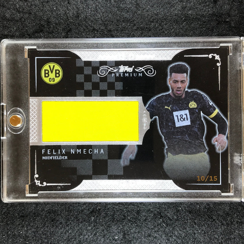 2023-24 Topps Premium Borussia Dortmund FELIX NMECHA Black Relic 10/15