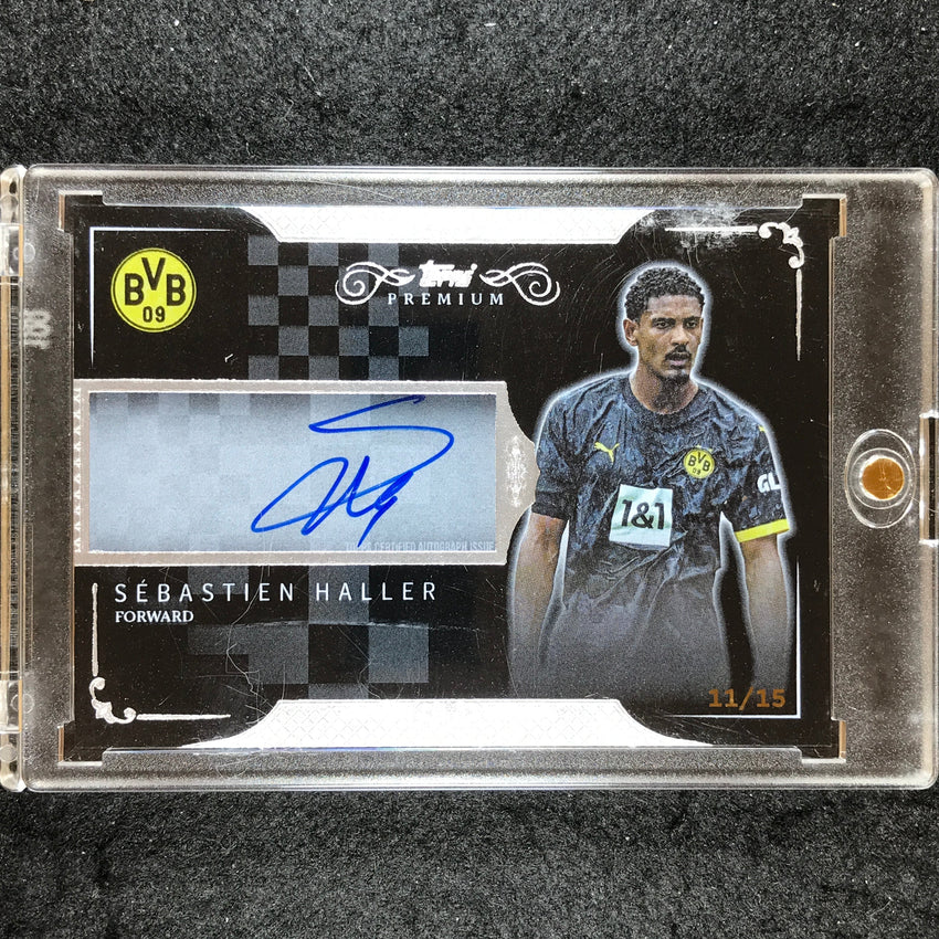 2023-24 Topps Premium Borussia Dortmund SEBASTIEN HALLER Black Auto 11/15