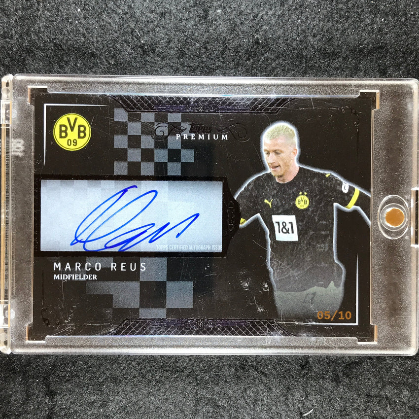 2023-24 Topps Premium Borussia Dortmund MARCO REUS Premium Black Auto 5/10