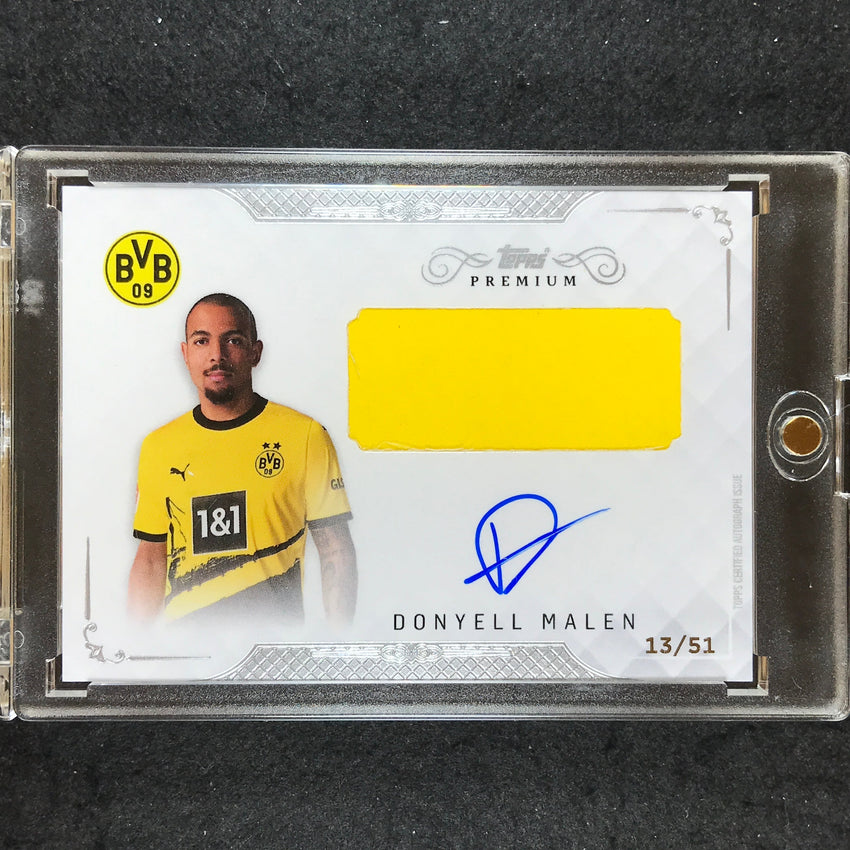 2023-24 Topps Premium Borussia Dortmund DONYELL MALEN Relic Auto 13/51