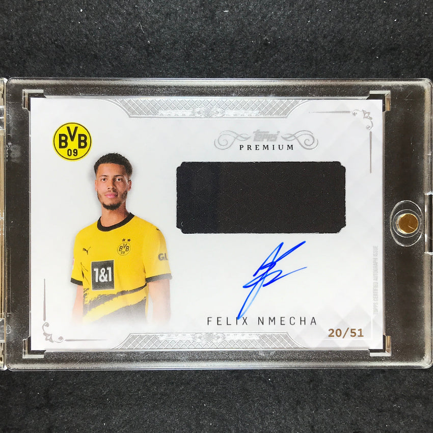 2023-24 Topps Premium Borussia Dortmund FELIX NMECHA Relic Auto 20/51