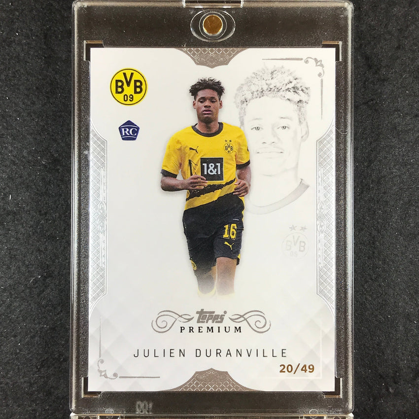 2023-24 Topps Premium Borussia Dortmund JULIEN DURANVILLE Rookie Base 20/49