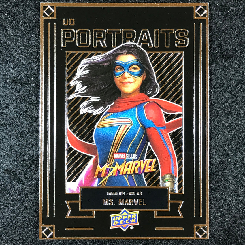 2024 Marvel Studios Series 1 Disney+ MS. MARVEL UD Portraits Base #12