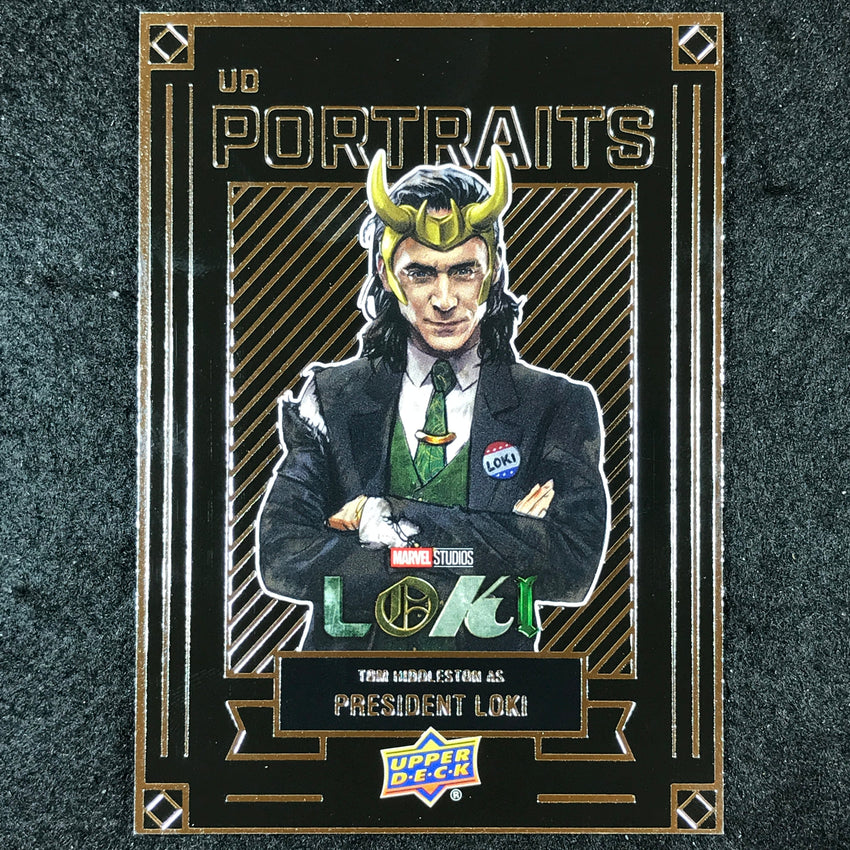 2024 Marvel Studios Series 1 Disney+ PRESIDENT LOKI UD Portraits Base #23