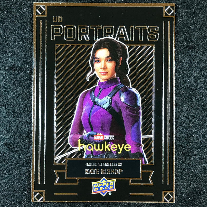 2024 Marvel Studios Series 1 Disney+ KATE BISHOP UD Portraits Base #27