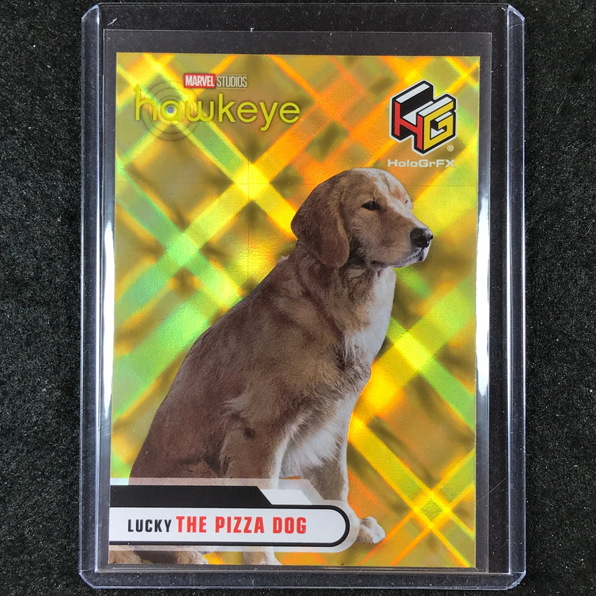 2024 Marvel Studios Series 1 Disney+ LUCKY THE PIZZA DOG HoloGrFx Gold #29