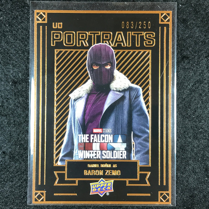 2024 Marvel Studios Series 1 Disney+ BARON ZEMO UD Portraits Bronze 83/250