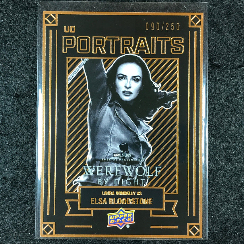 2024 Marvel Studios Series 1 Disney+ ELSA BLOODSTONE UD Portraits Bronze 90/250