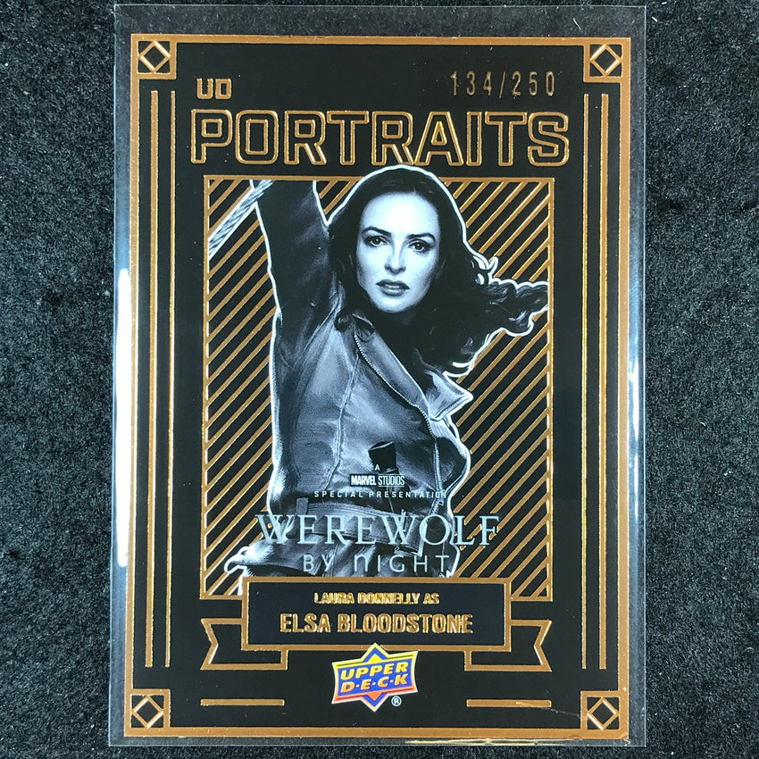 2024 Marvel Studios Series 1 Disney+ ELSA BLOODSTONE UD Portraits Bronze 134/250