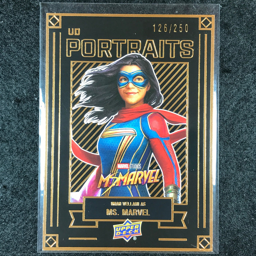 2024 Marvel Studios Series 1 Disney+ MS. MARVEL UD Portraits Bronze 126/250