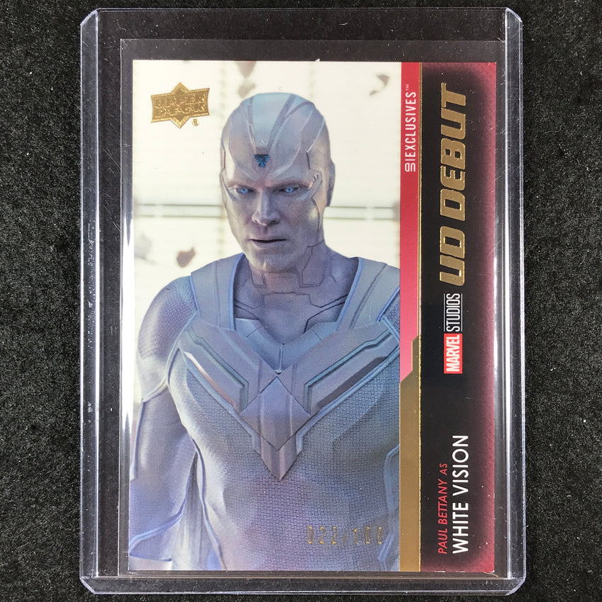 2024 Marvel Studios Series 1 Disney+ WHITE VISION UD Exclusives 22/100 #102