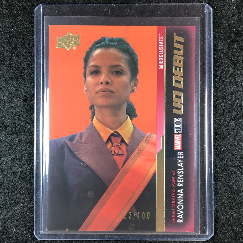 2024 Marvel Studios Series 1 Disney+ RAVONNA RENSLAYER UD Exclusives 32/100 #112