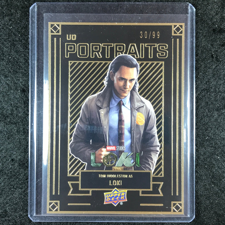 2024 Marvel Studios Series 1 Disney+ LOKI UD Portraits Gold 30/99