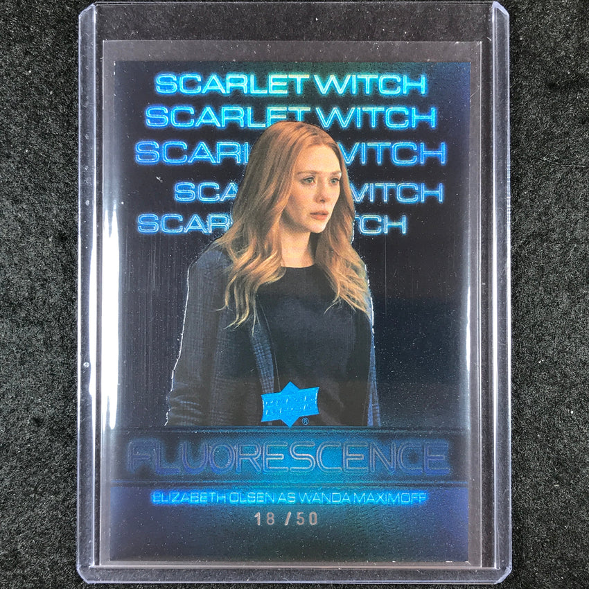 2024 Marvel Studios Series 1 Disney+ WANDA MAXIMOFF Fluorescence Blue 18/50