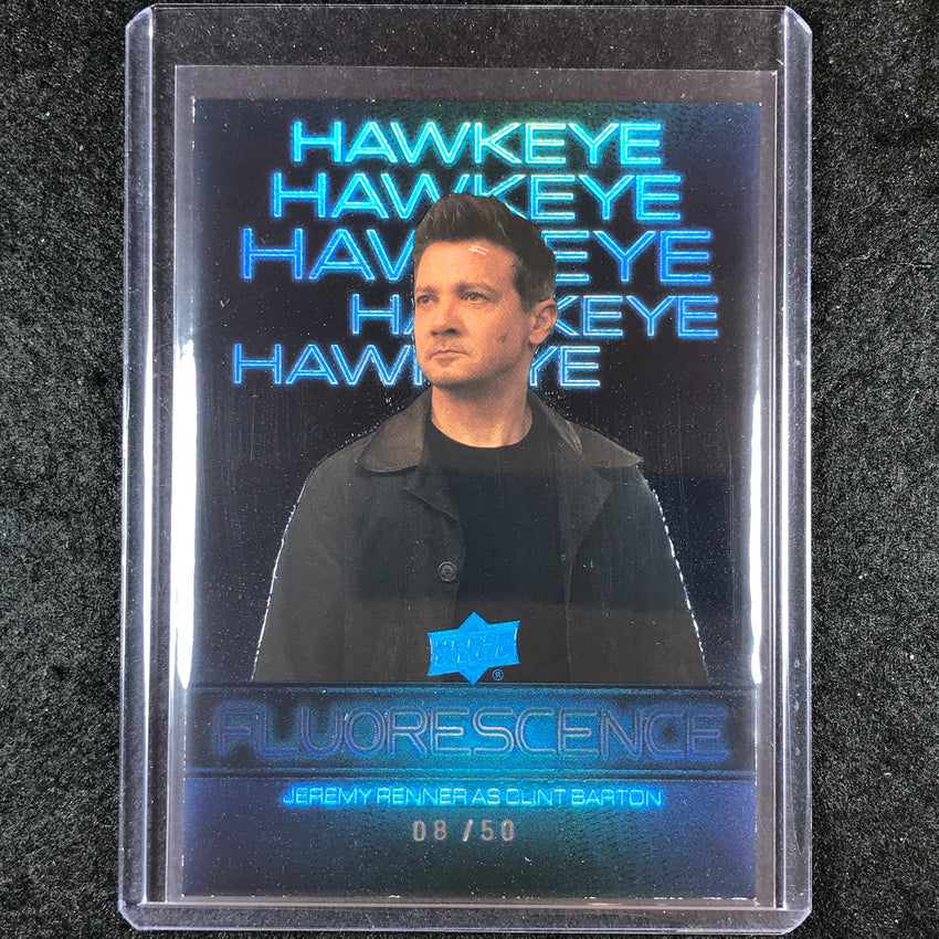 2024 Marvel Studios Series 1 Disney+ HAWKEYE Fluorescence Blue 8/50