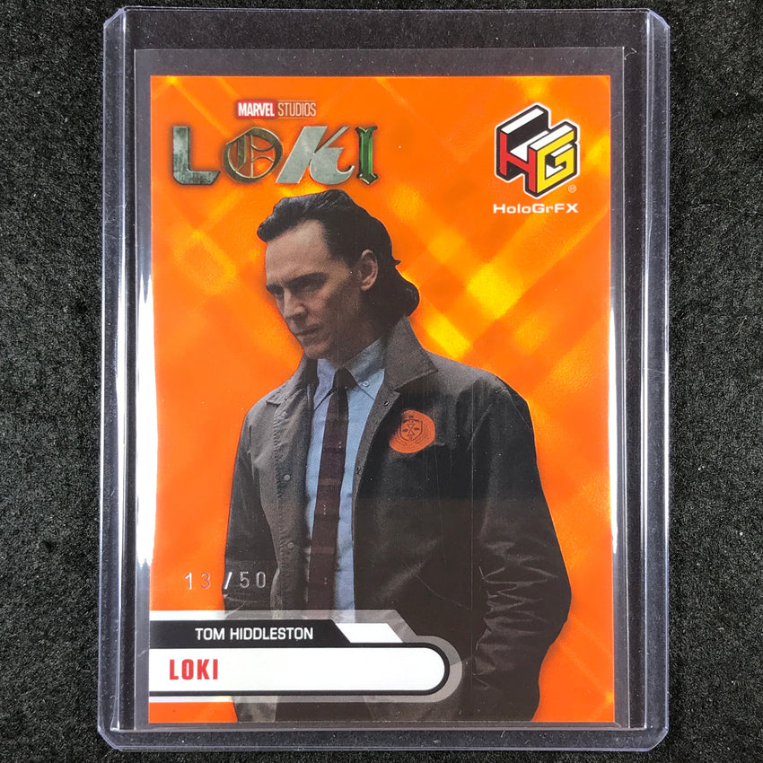 2024 Marvel Studios Series 1 Disney+ LOKI HoloGrFx Orange 13/50