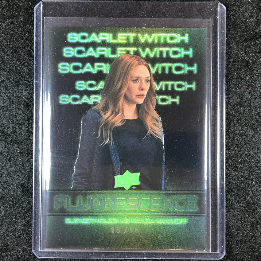 2024 Marvel Studios Series 1 Disney+ WANDA MAXIMOFF Fluorescence Green 15/15