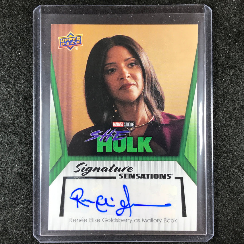 2024 Marvel Studios Series 1 Disney+ RENEE GOLDSBERRY MALLORY BOOK Auto #RG