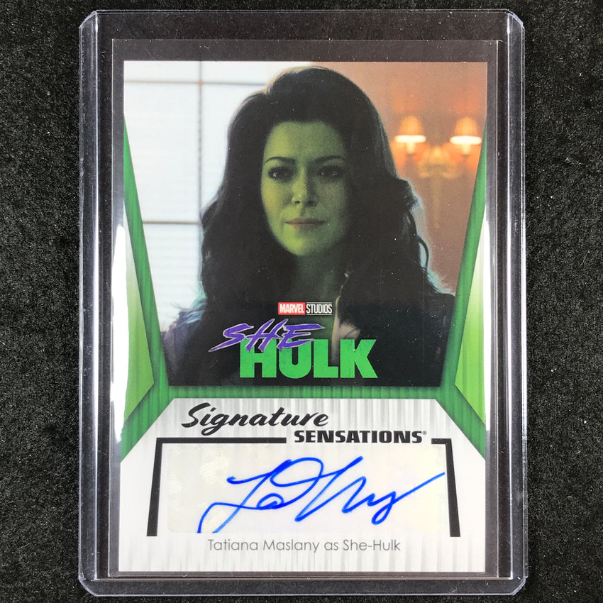 2024 Marvel Studios Series 1 Disney+ TATIANA MASLANY AS SHE-HULK Auto #TM