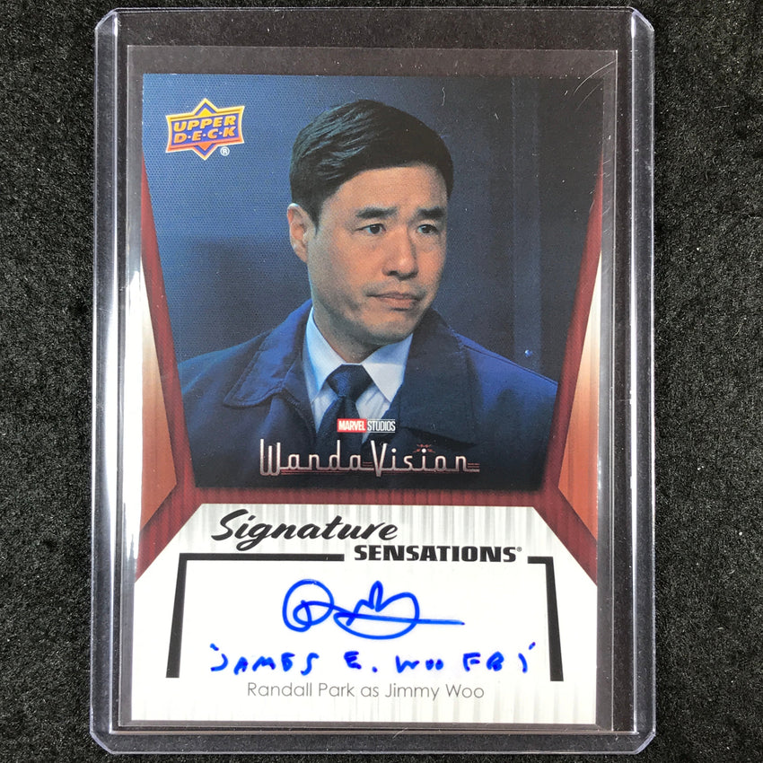 2024 Marvel Studios Series 1 Disney+ RANDALL PARK JIMMY WOO Inscription Auto #RP