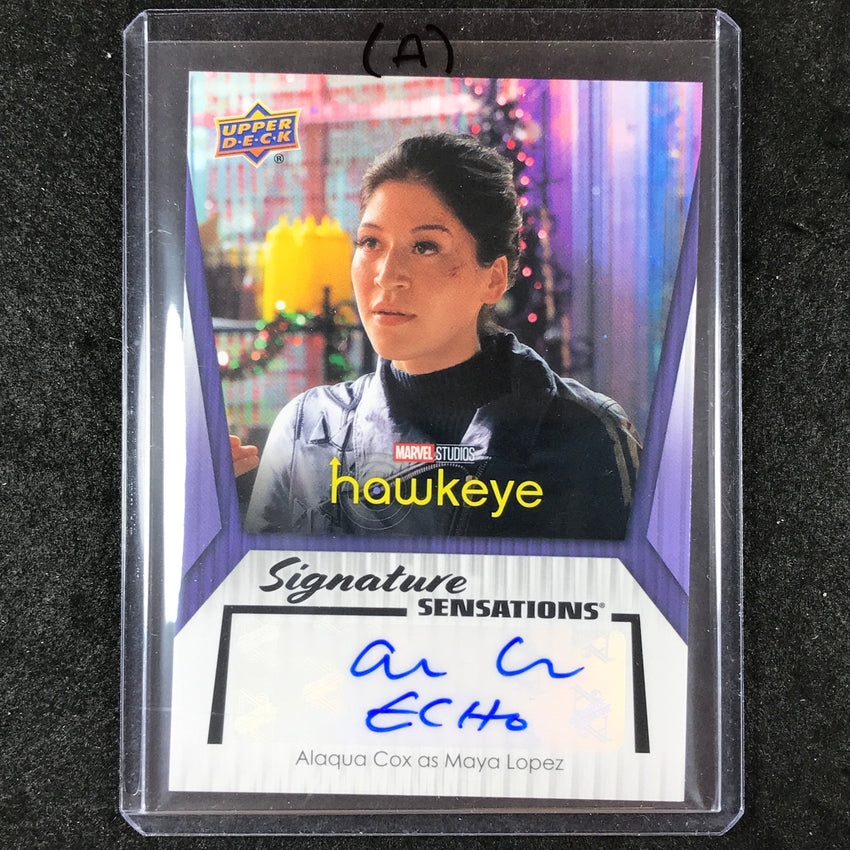 2024 Marvel Studios Series 1 Disney+ ALAQUA COX AS MAYA Inscription Auto #AC (A)