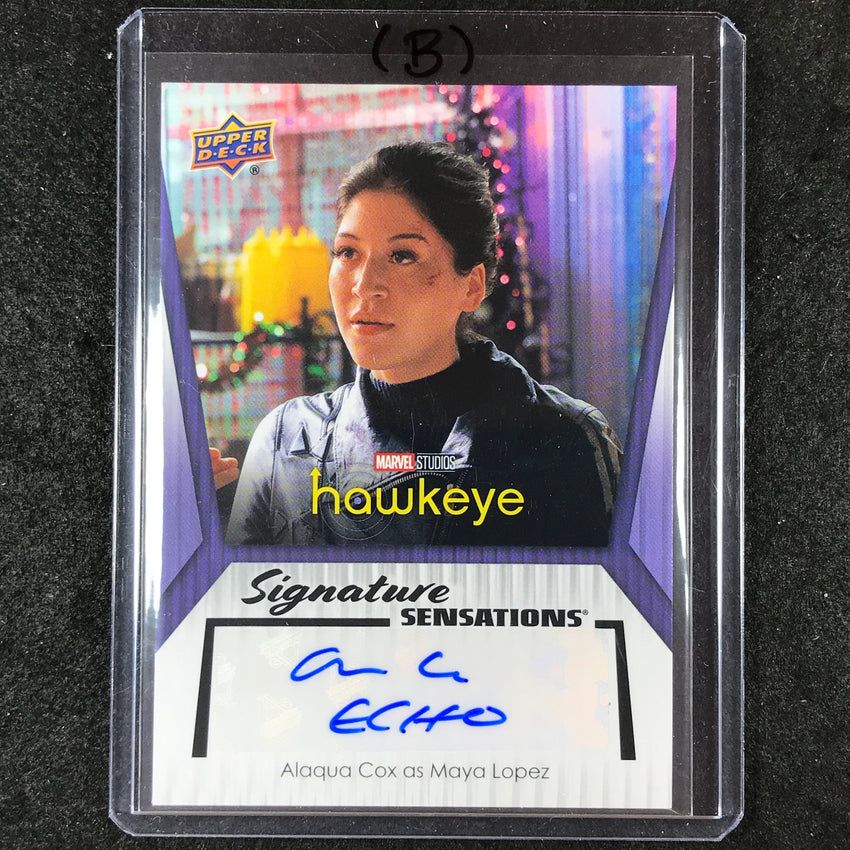 2024 Marvel Studios Series 1 Disney+ ALAQUA COX AS MAYA Inscription Auto #AC (B)